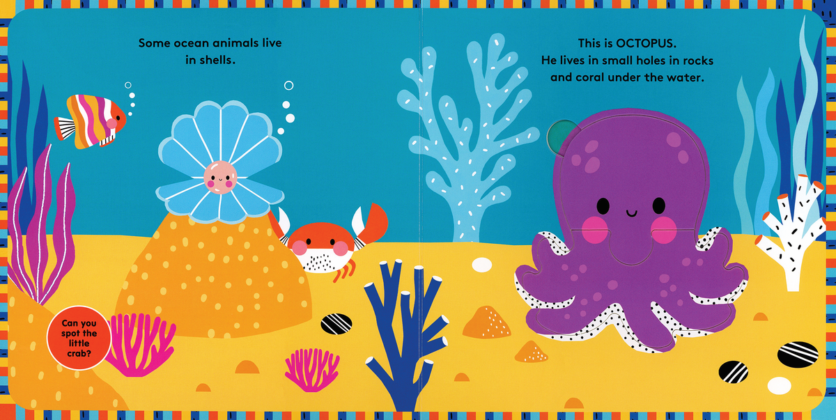 Book - Interactive Jigsaw Jumble Puzzle and Board Book: Ocean