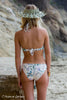 Tween/Teen Reversible Eco-friendly, Sustainable Swim Bottoms - Isla Corsica Nat/Lt Lavender, Full Coverage