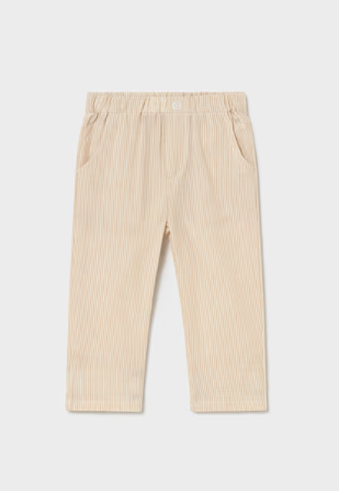 1518 Toddler Boy Seersucker Pants - Mocha Stripe