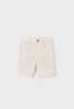 3201 Mini Boy Cotton Linen Suiting Bermuda Shorts - Oat Mixed
