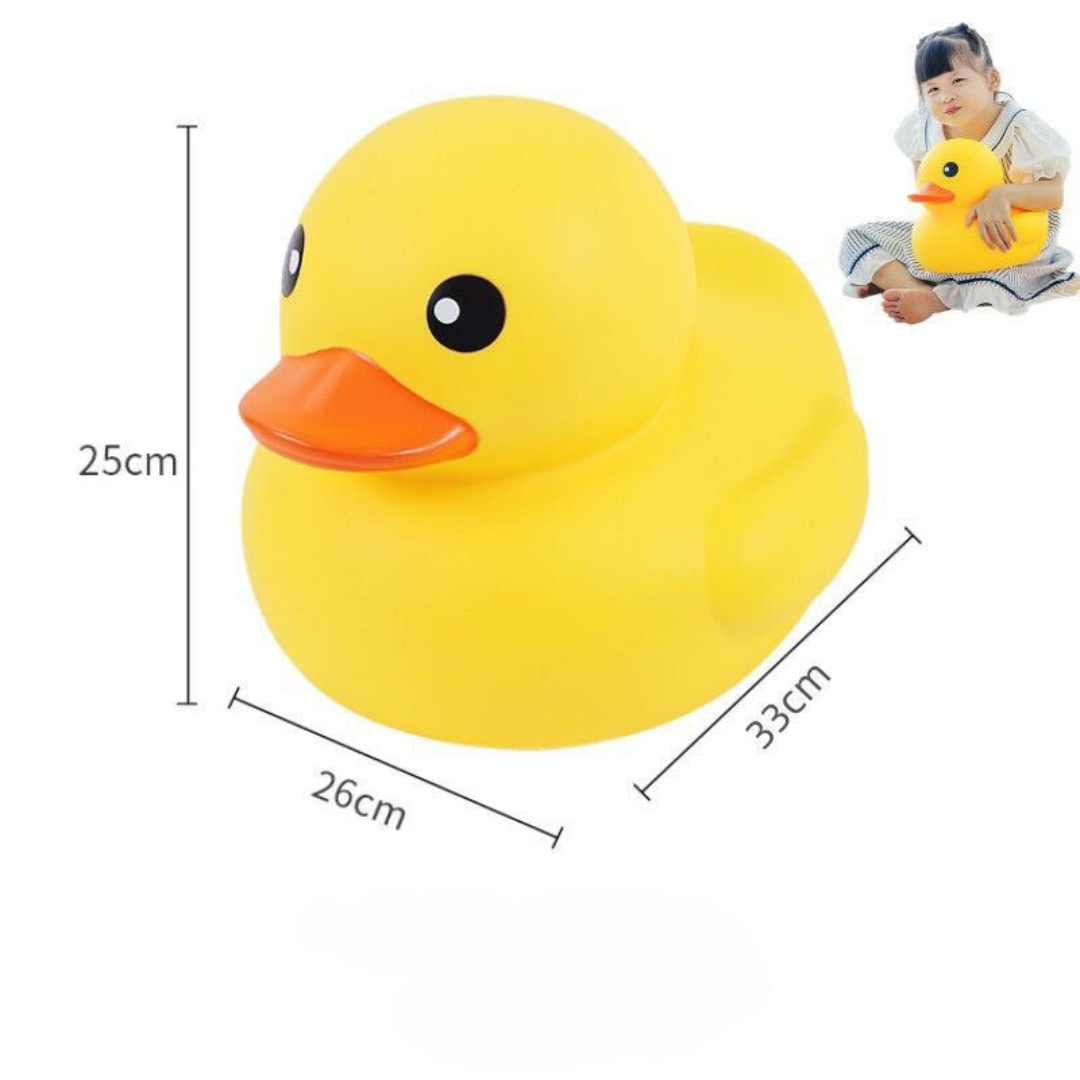 Giant yellow rubber duck bath toy, L size with measurements