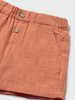 1216 Toddler Boy Eco-Cotton Muslin Wide Leg Shorts - Clay