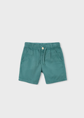 3202 Mini Boy Eco-Cotton Linen Bermuda Shorts - Seaweed