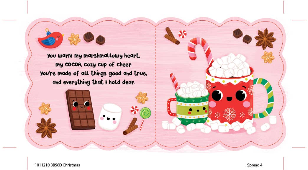 I Love You Snow Much holiday board book, inside pages