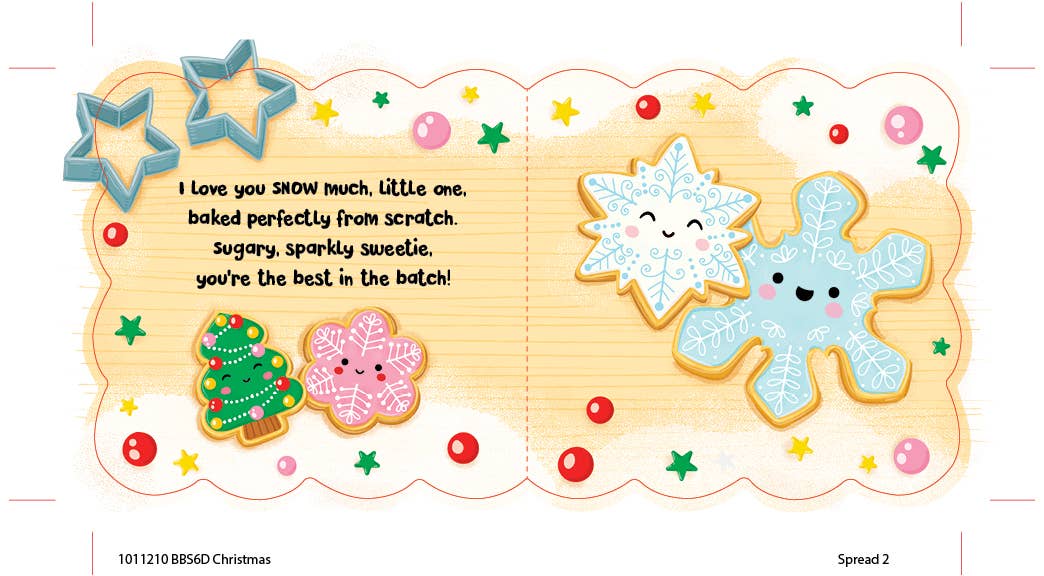 I Love You Snow Much holiday board book, inside pages