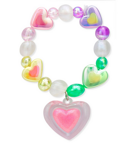 iScream Heart Lip Gloss Charm Bracelet