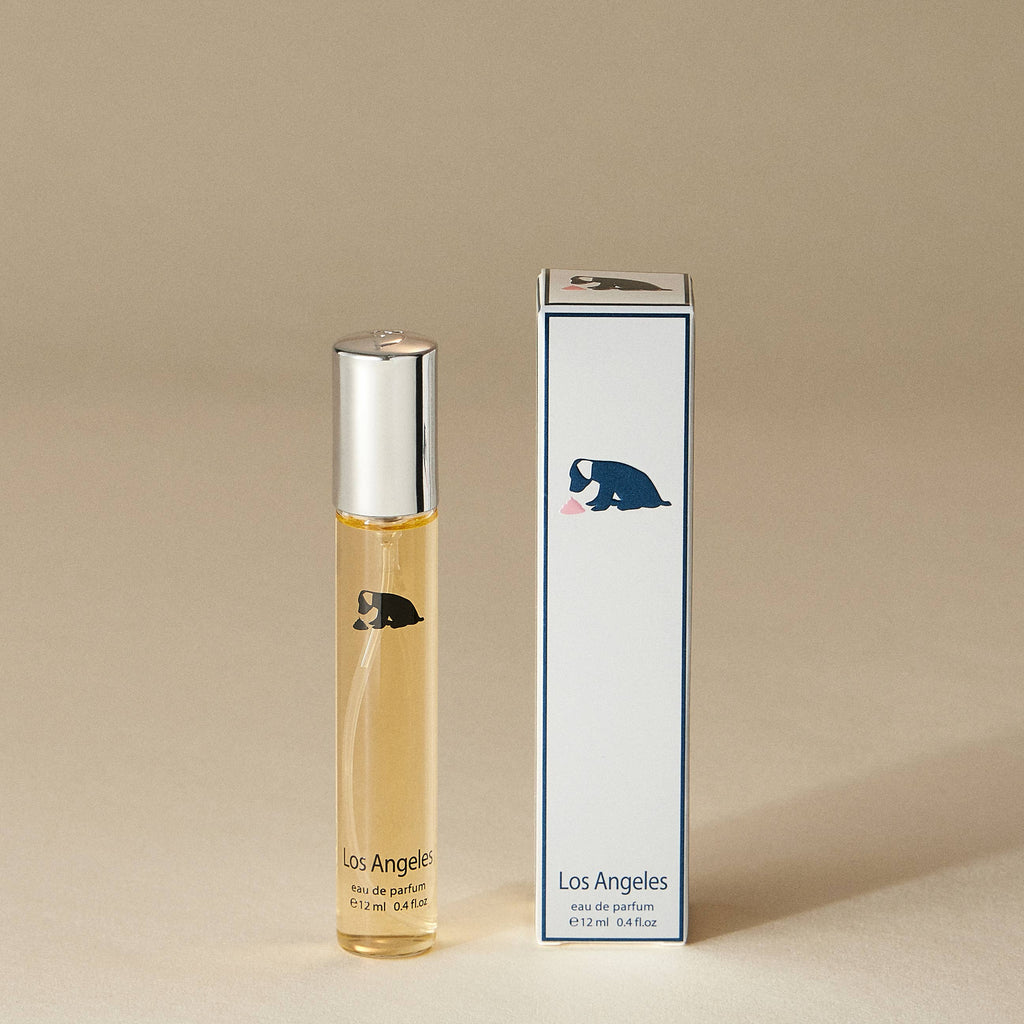Iconic Cities Los Angeles travel mini perfume, white box