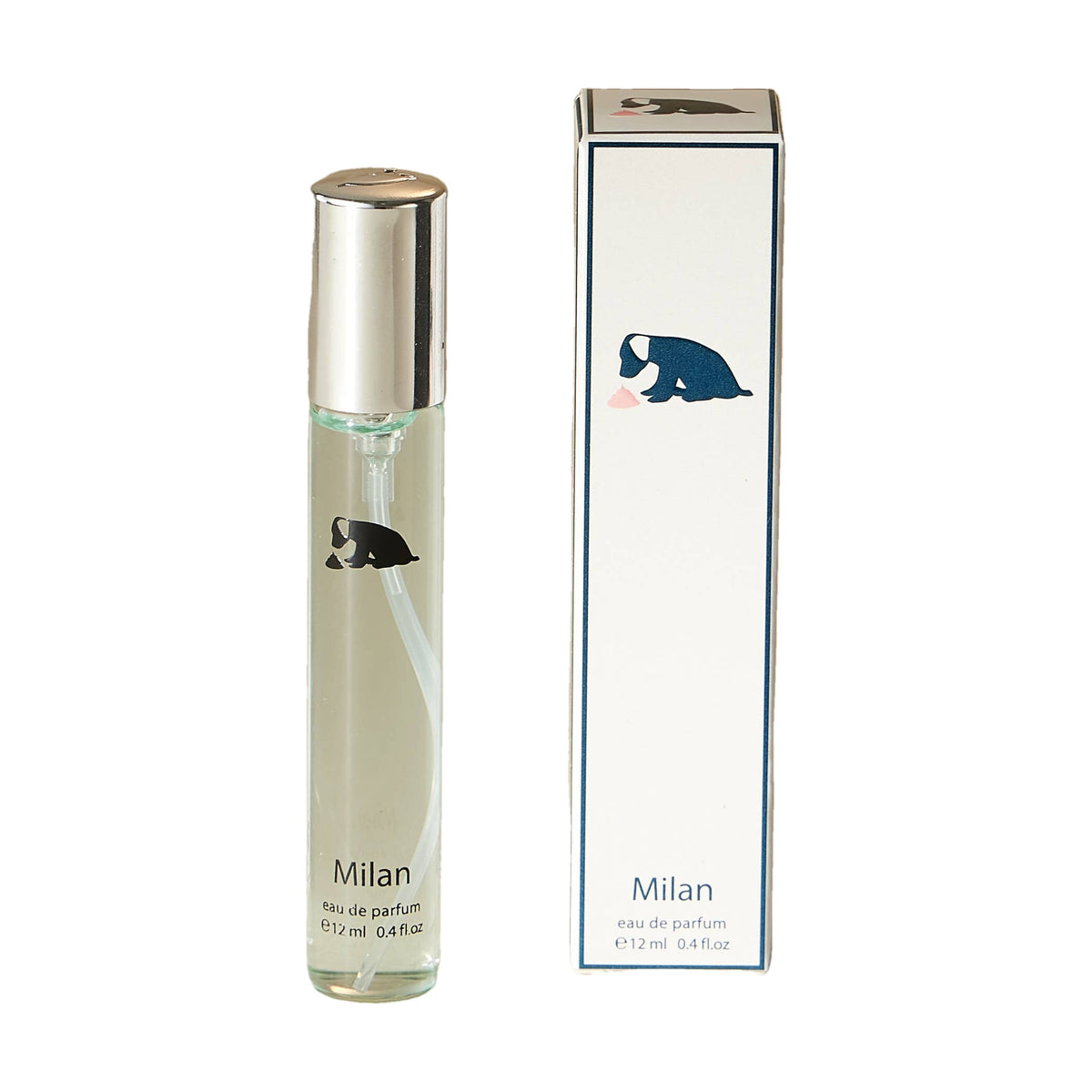 Iconic Cities Milan travel mini perfume, white box