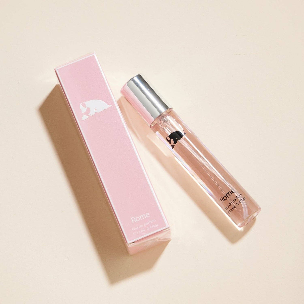 Iconic Cities Rome travel mini perfume, pink box