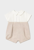 1604 Mayoral Baby UNISEX Ceremony Onesie - Wheat