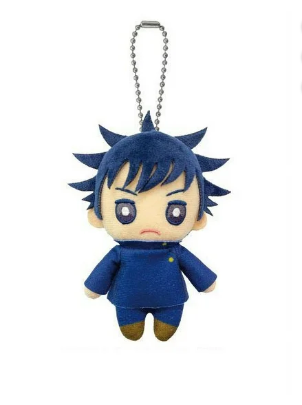 Jujutsu Kaisen Megumi Fushiguro plush bag charm, front view