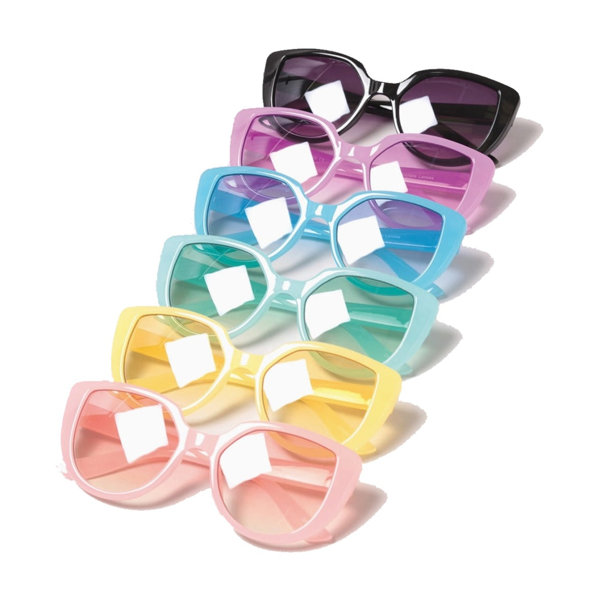 Kids candy cat eye UV400 sunglasses, all colors
