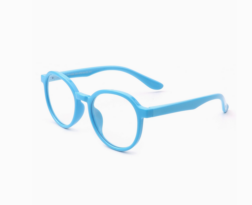 Blue Light Blocker Glasses, Non-Prescription, KIDS, Round (CLICK FOR COLOR OPTIONS)