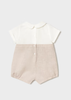 1604 Mayoral Baby UNISEX Ceremony Onesie - Wheat