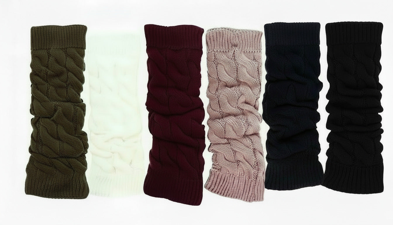 leg warmer, boot topper, knit. one size for kids to adult