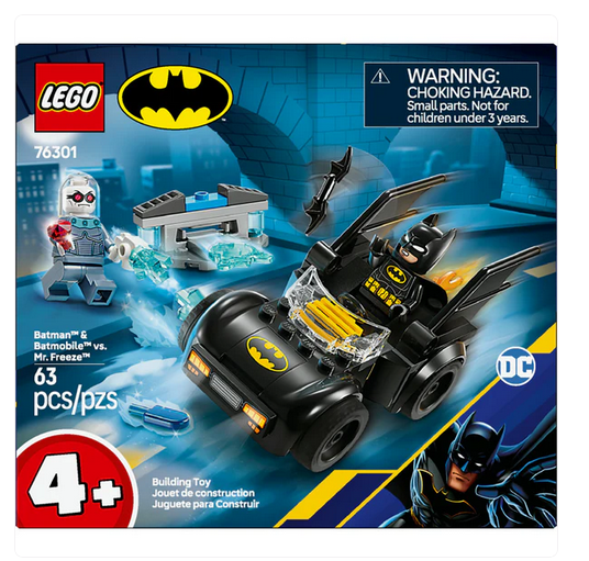 LEGO DC 76301 Batman and Batmobile vs. Mr. Freeze, box
