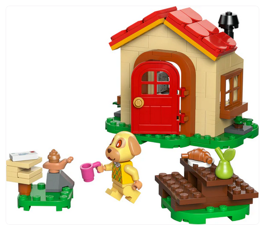 LEGO Animal Crossing 77058 Goldie's House, house front