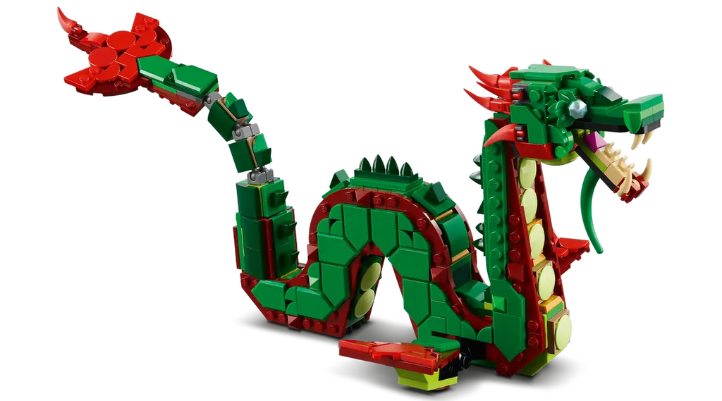 LEGO Creator 3-in-1 Medieval Dragon 31161, sea serpent build