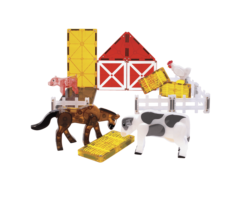 Magna-Tiles Farm Animals 25 piece set, box