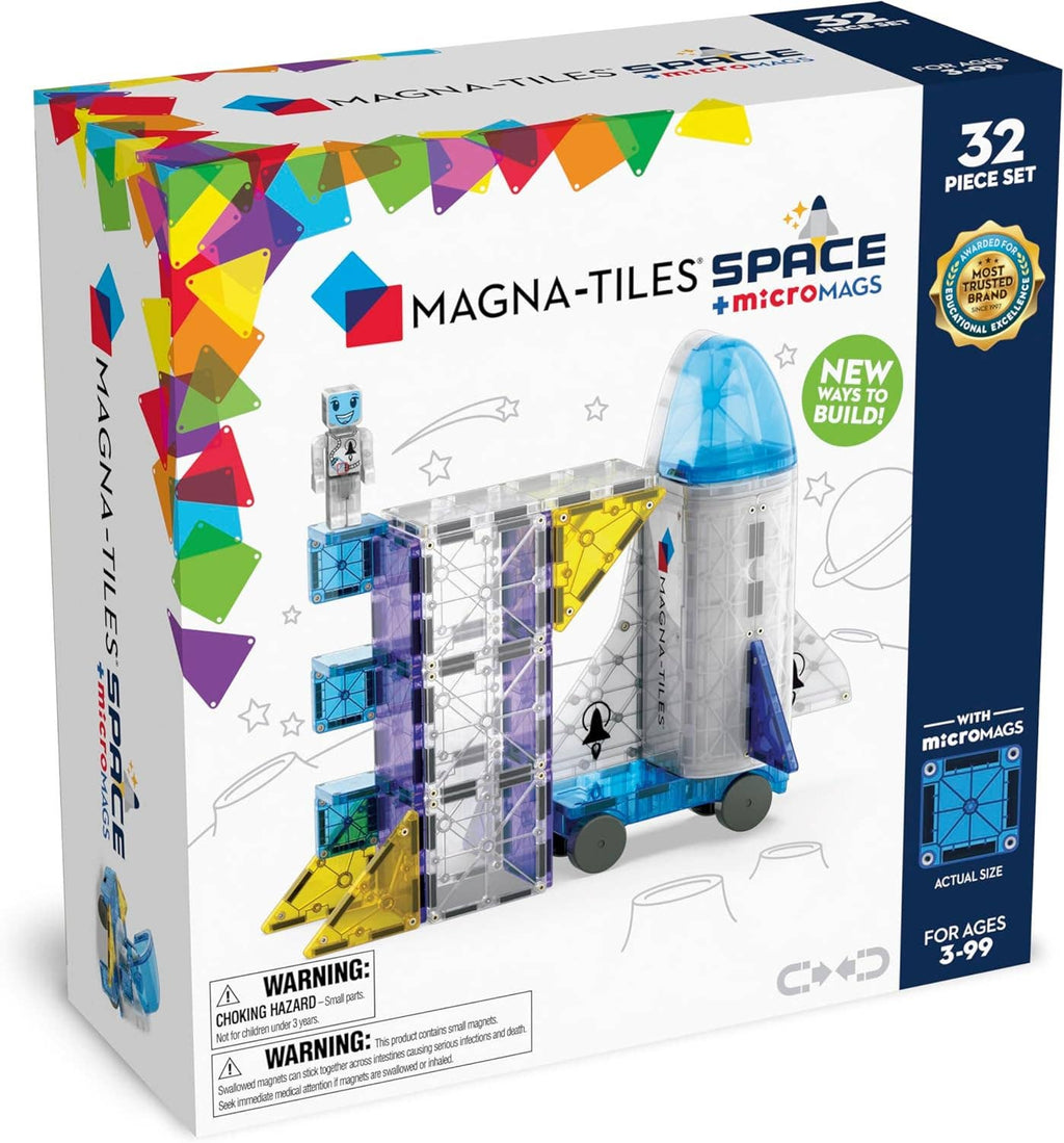 Magna-Tiles Space 32 piece set, box front
