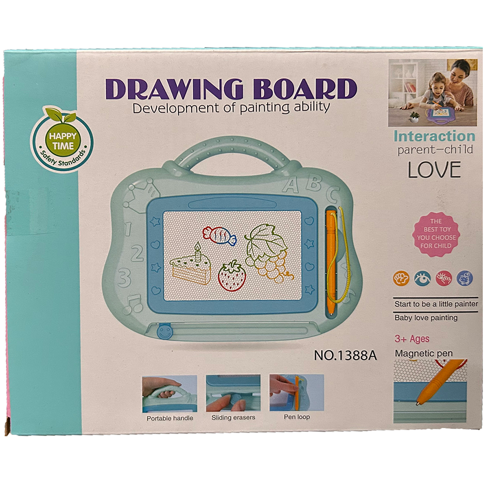 magnetic erasable drawing board, carry along learning toy