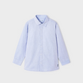 Mayoral boys button-up dress shirt, light blue, view 2