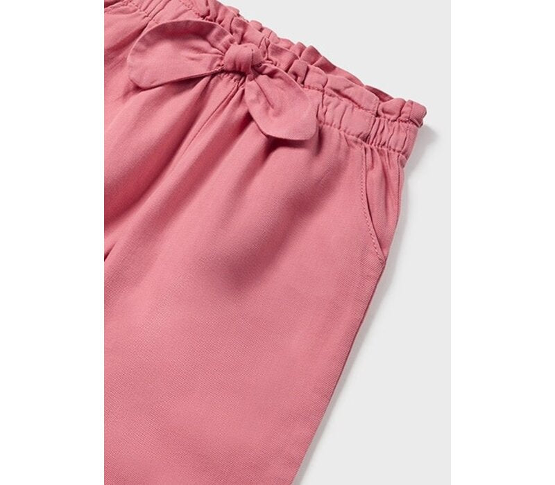1545 Toddler Girls Eco-Sustainable Cotton Soft Denim Jogger Pants - Clay
