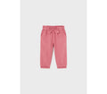 1545 Toddler Girls Eco-Sustainable Cotton Soft Denim Jogger Pants - Clay