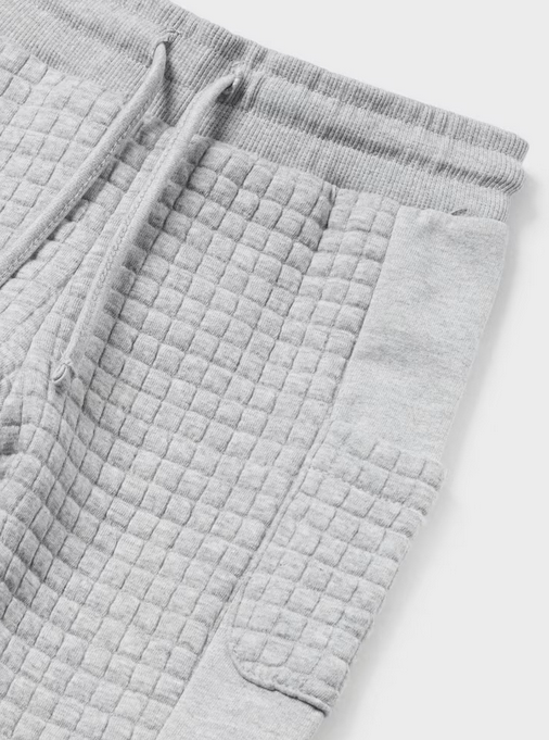 Mayoral baby knit pants, bright ash, view 2