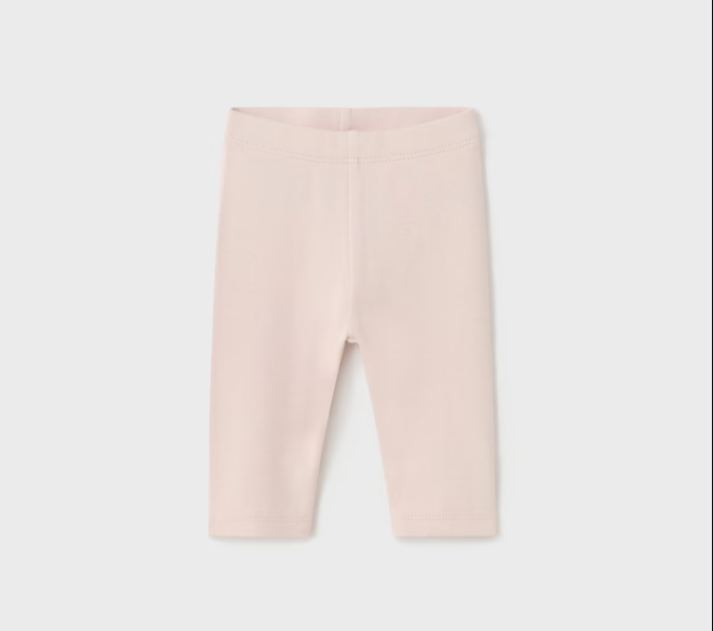Mayoral baby girl sustainable cotton 2 pr legging set, mole/pink, view 3