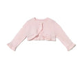 Mayoral baby girl baby rose knit cardigan, front view