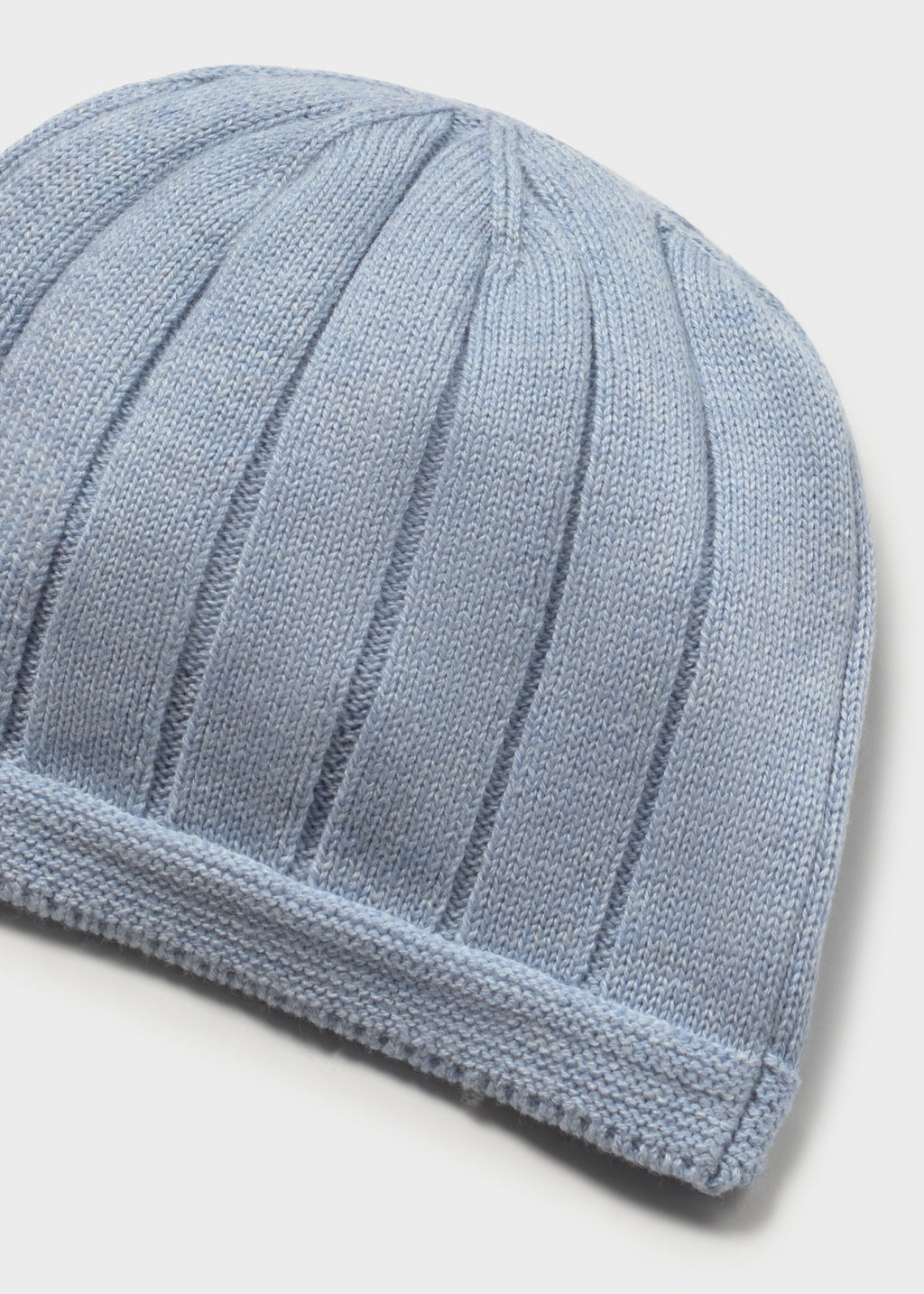 Mayoral 2511 baby boy sky blue 3pc take me home knit gift set - hat detail