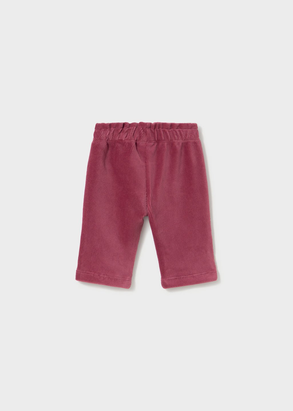 Mayoral 2509 baby girl wine corduroy trousers with front pockets - back