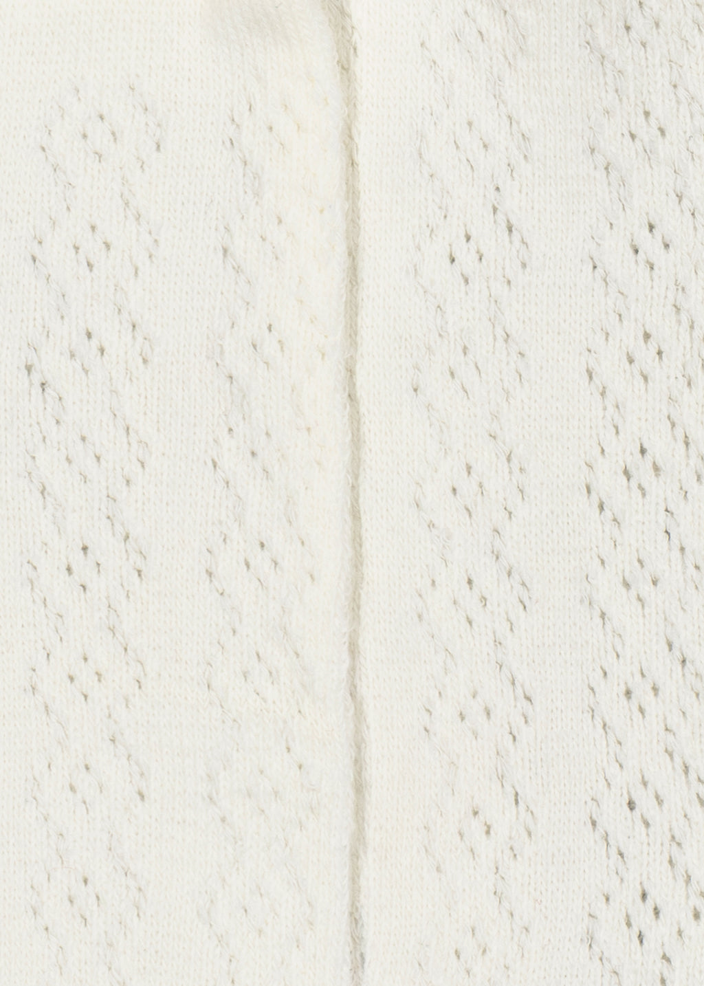 Mayoral 9104 baby girl natural pointelle knit tights - detail