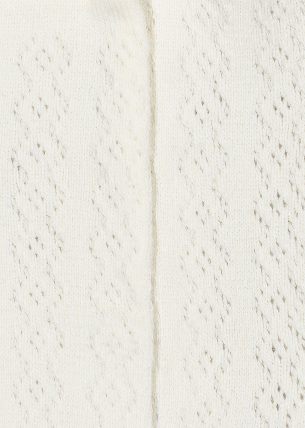 Mayoral 9104 baby girl natural pointelle knit tights - detail