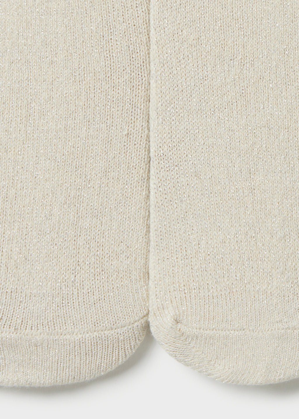 Mayoral 9102 baby girl champagne knit tights - detail