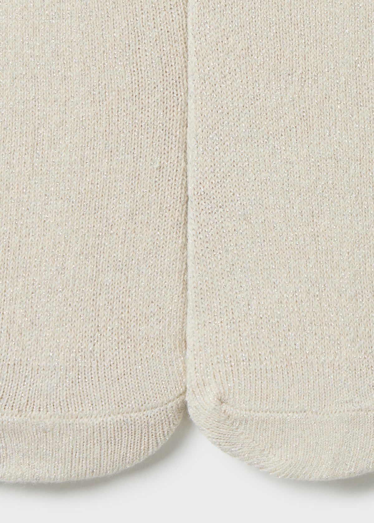 Mayoral 9102 baby girl champagne knit tights - detail