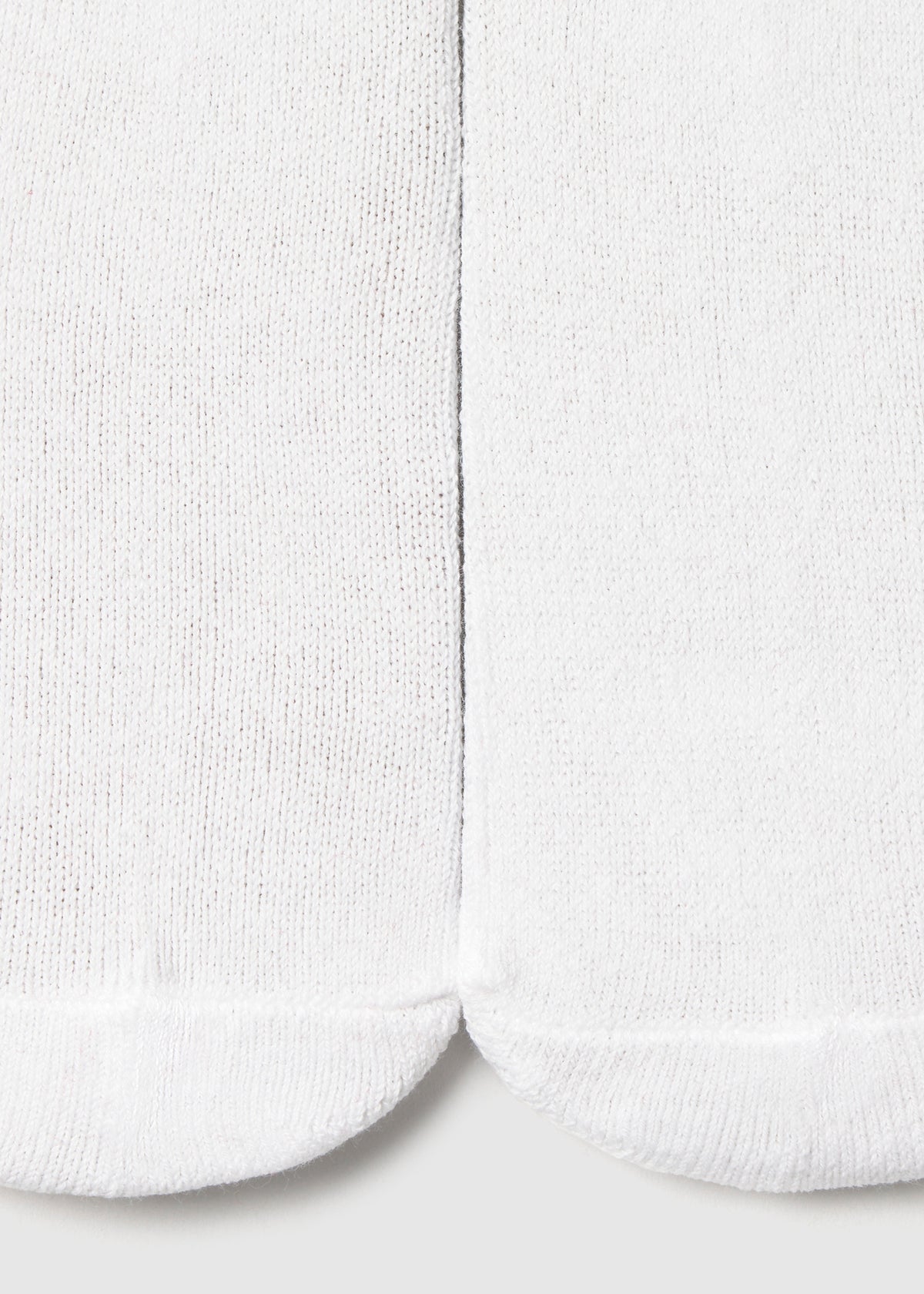 Mayoral 9102 baby girl white knit tights - detail