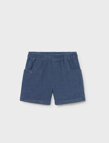 1217 Toddler Boy Eco-Cotton Bermuda Shorts - Ocean