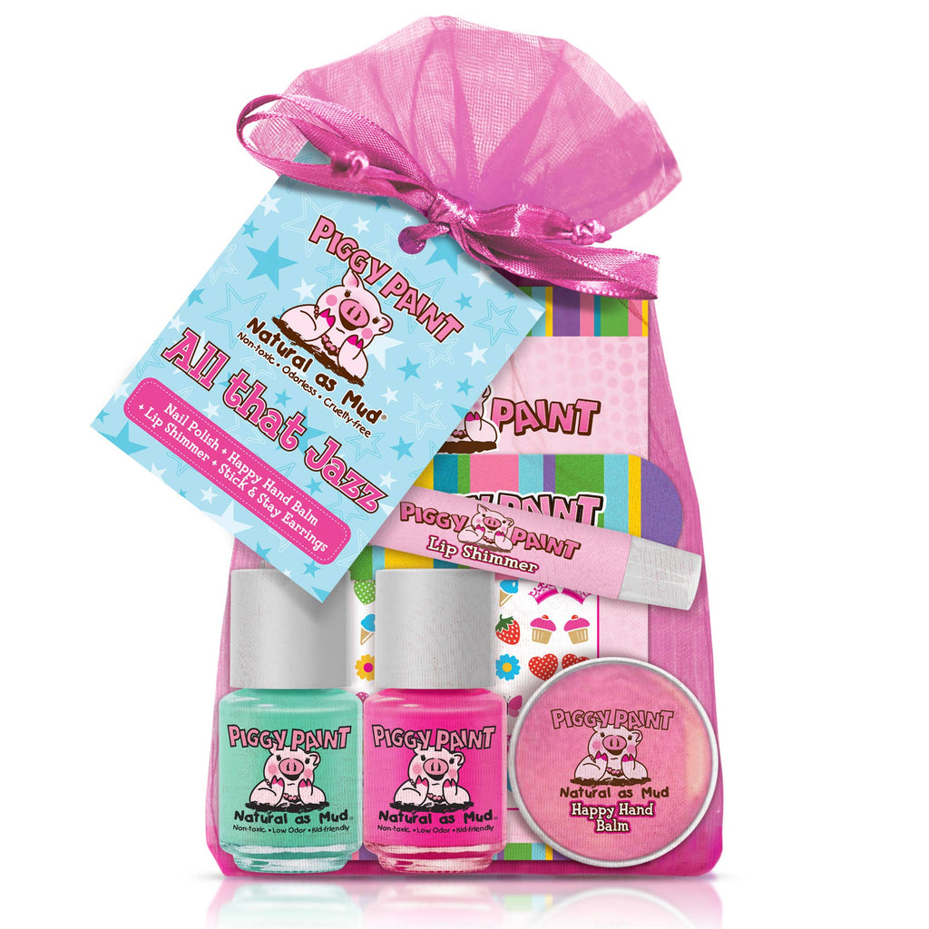 Piggy Paint All That Jazz gift set, gift bag