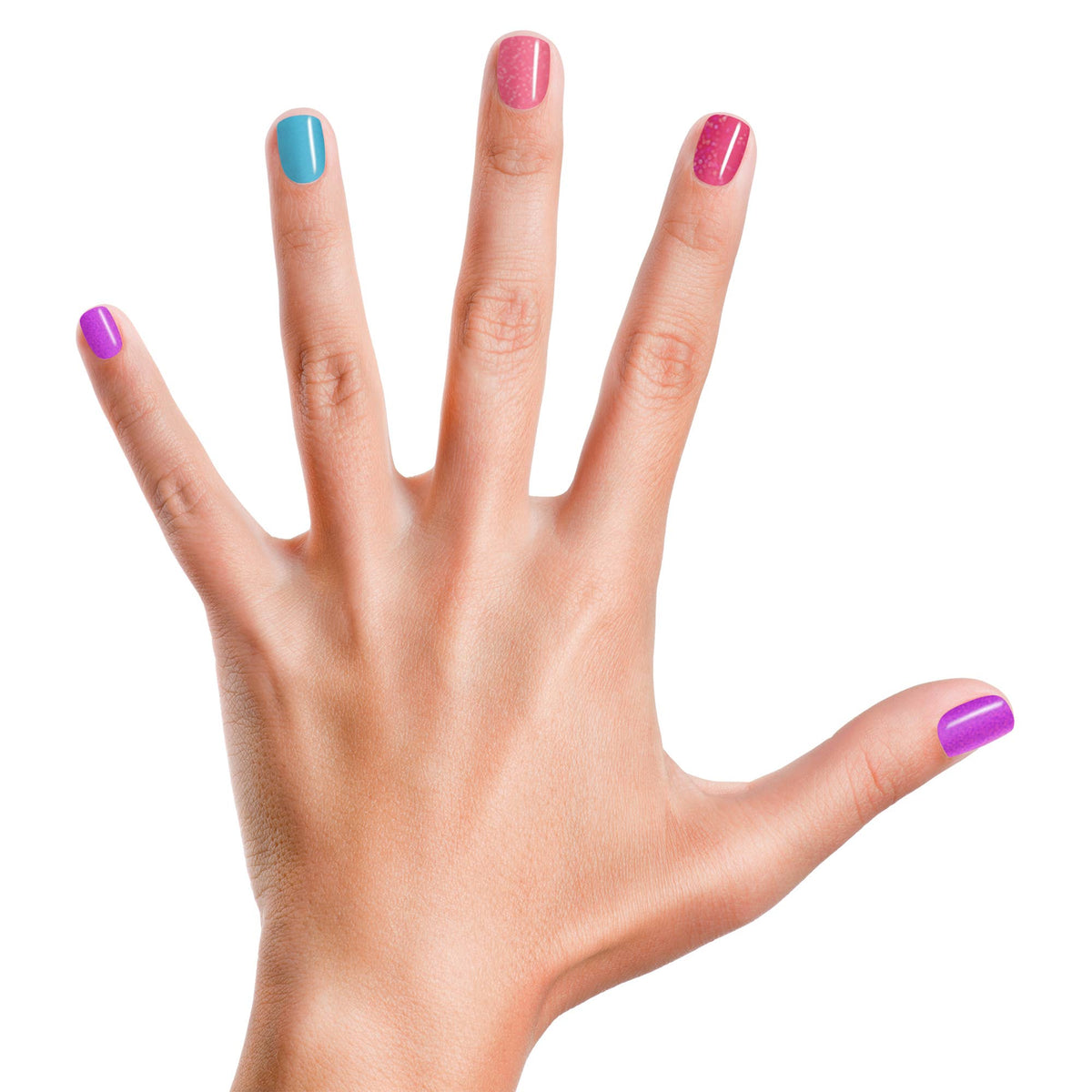 Piggy Paint Birthday Cake Shake gift set, painted nails