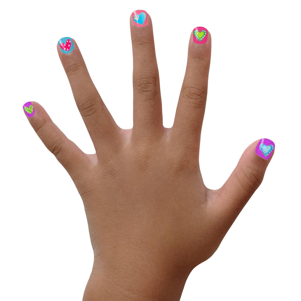 Piggy Paint Birthday Cake Shake gift set, painted nails