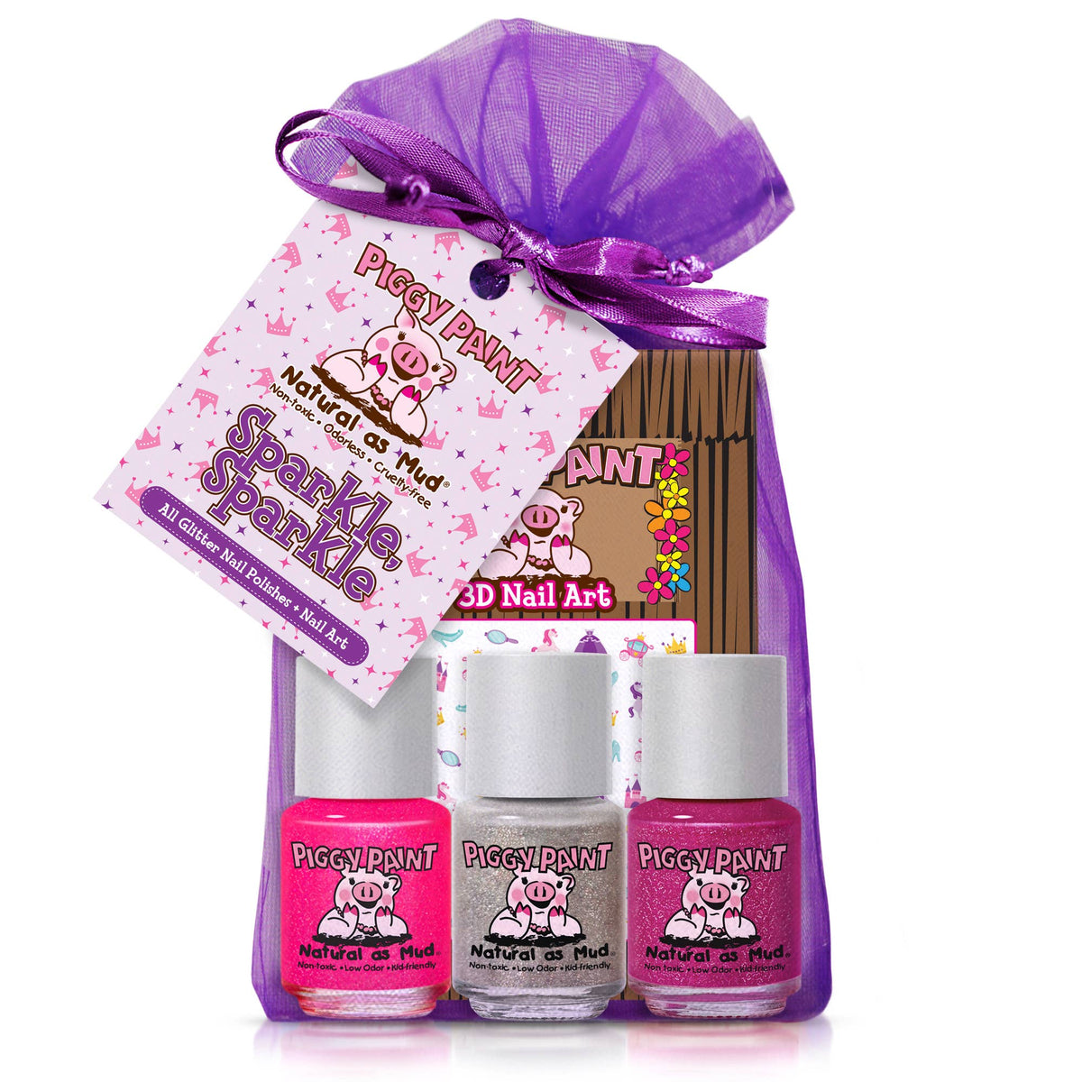Piggy Paint Sparkle Sparkle gift set, gift bag