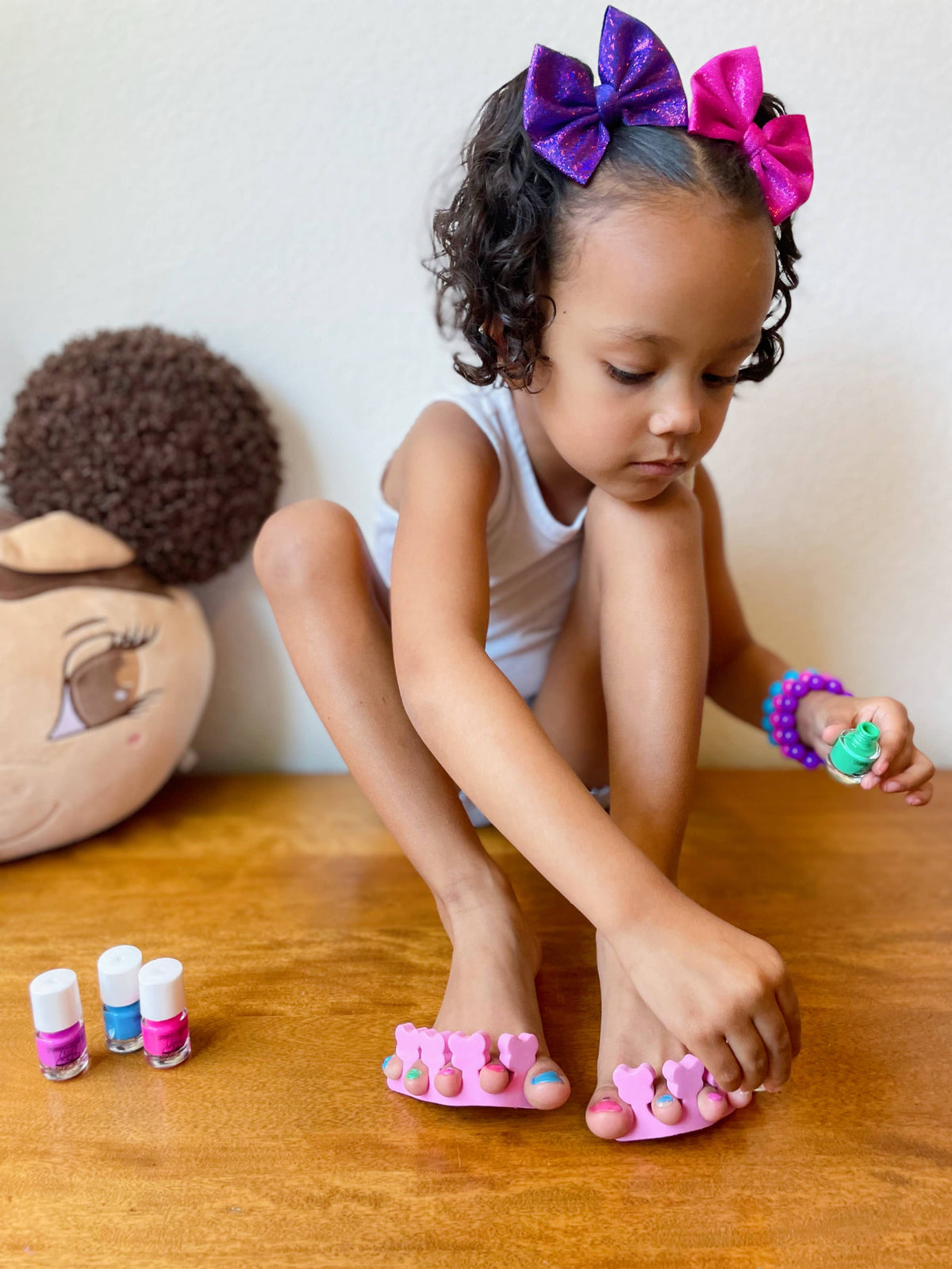 Piggy Paint pedi nail care set, girl painting toes