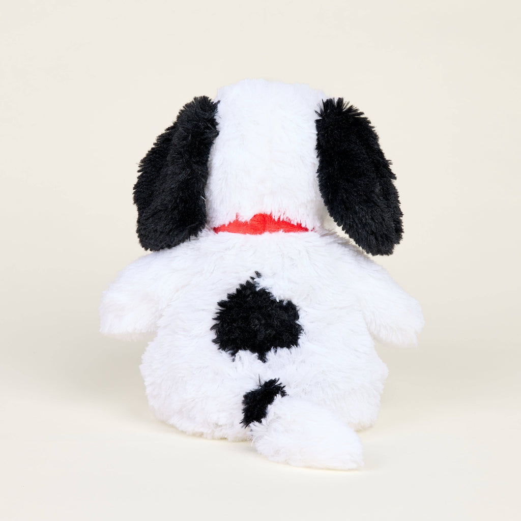 Warmies Peanuts Snoopy 13 inch heatable plush, back view