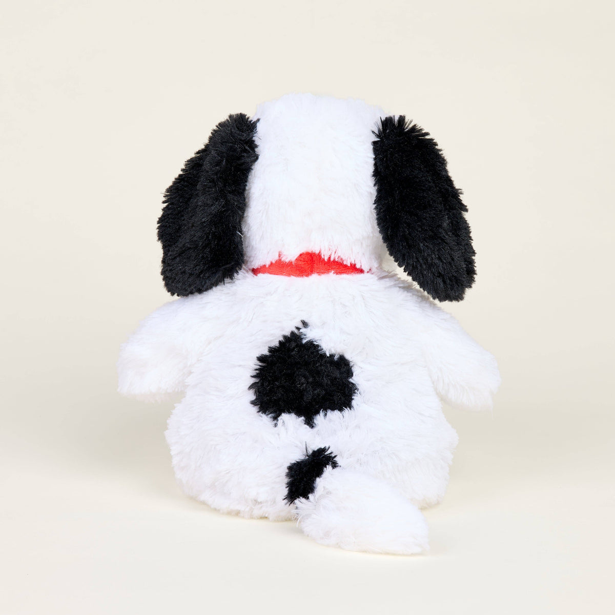 Warmies Peanuts Snoopy 13 inch heatable plush, back view