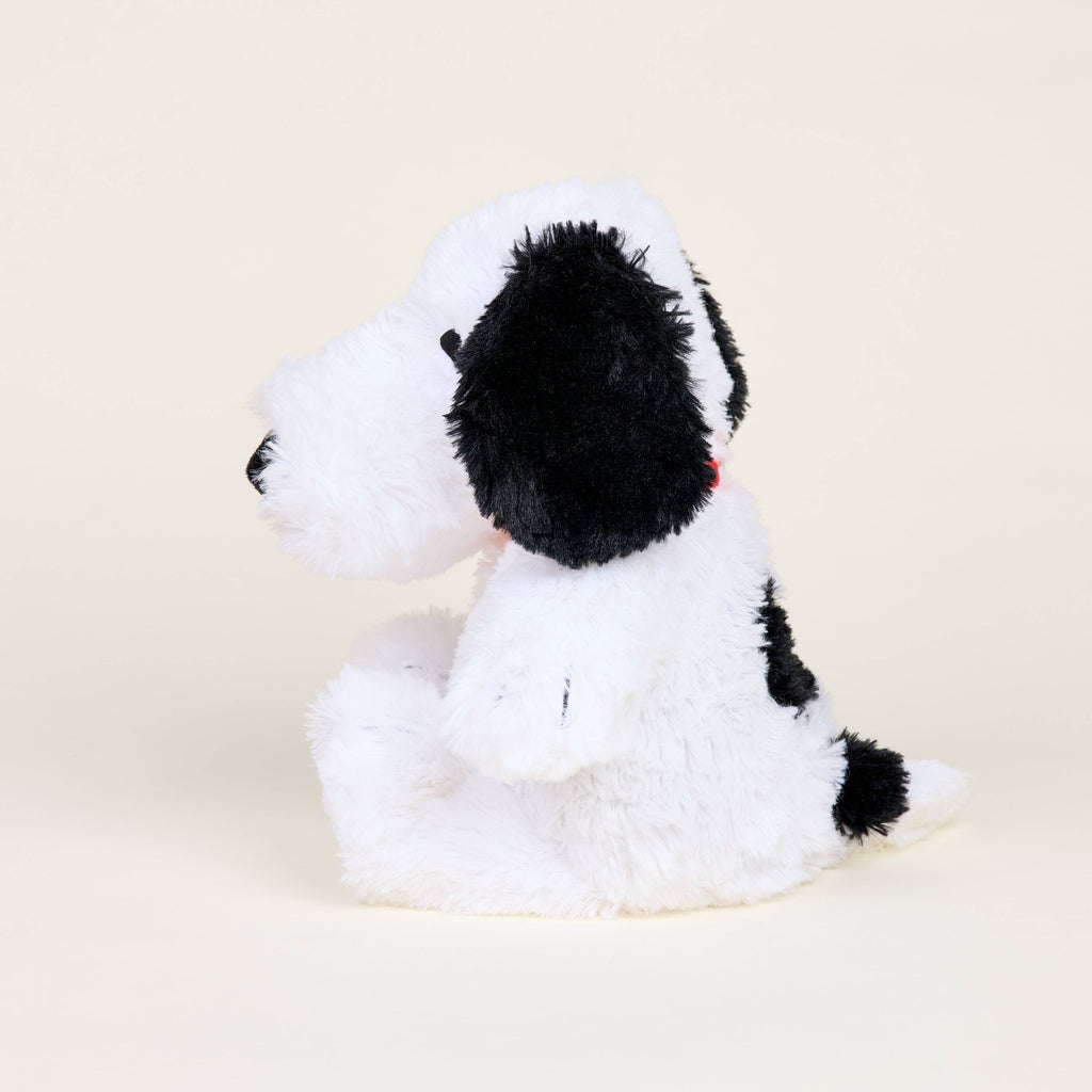 Warmies Peanuts Snoopy 13 inch heatable plush, side view