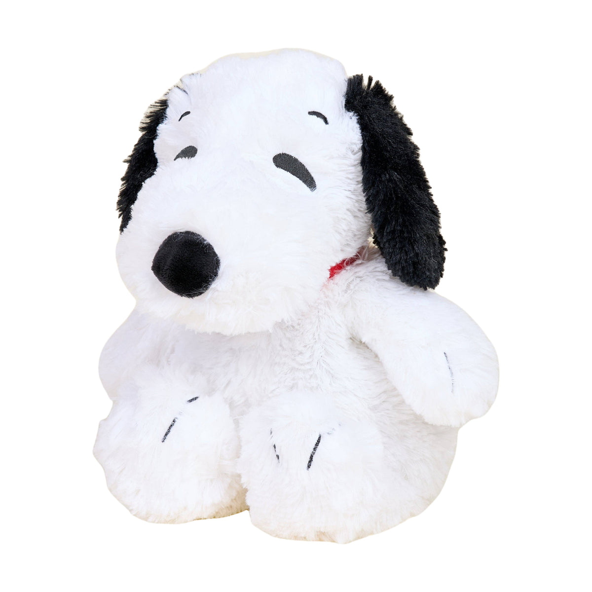 Warmies Peanuts Snoopy 13 inch heatable plush, front view