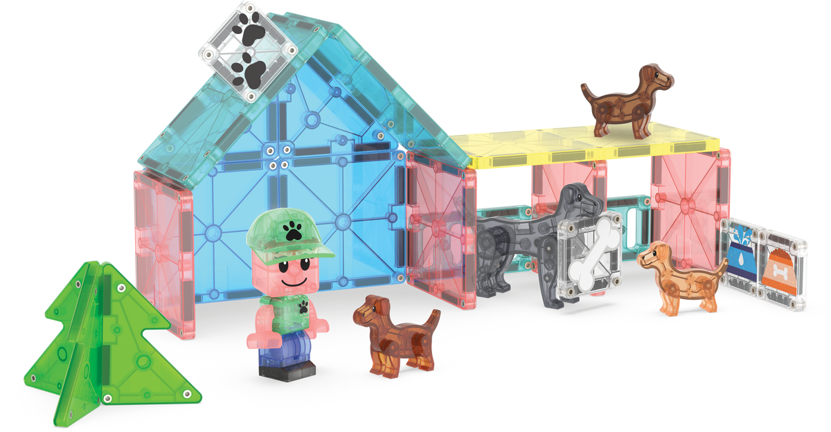 Magna-Tiles Puppy Park 27-Piece Set - view 6