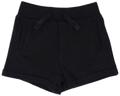 UNISEX Toddler and Mini French Terry Play Shorts w/Pockets, Black